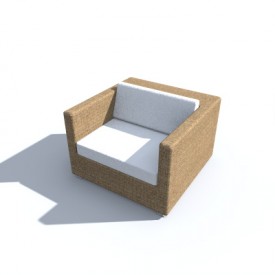 DEDON lounge chair 3D Object | FREE Artlantis Objects Download
